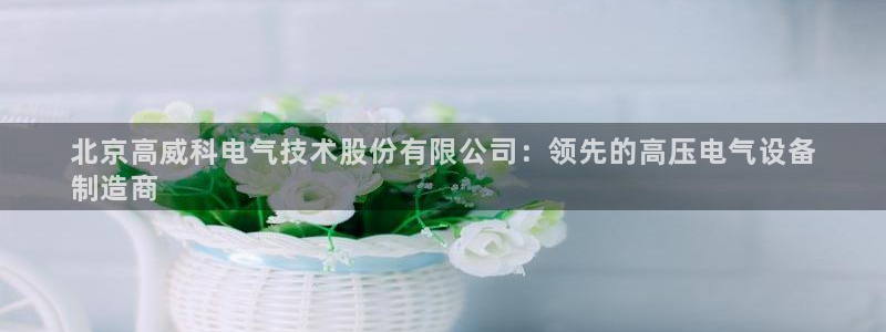 凯发旗舰平台